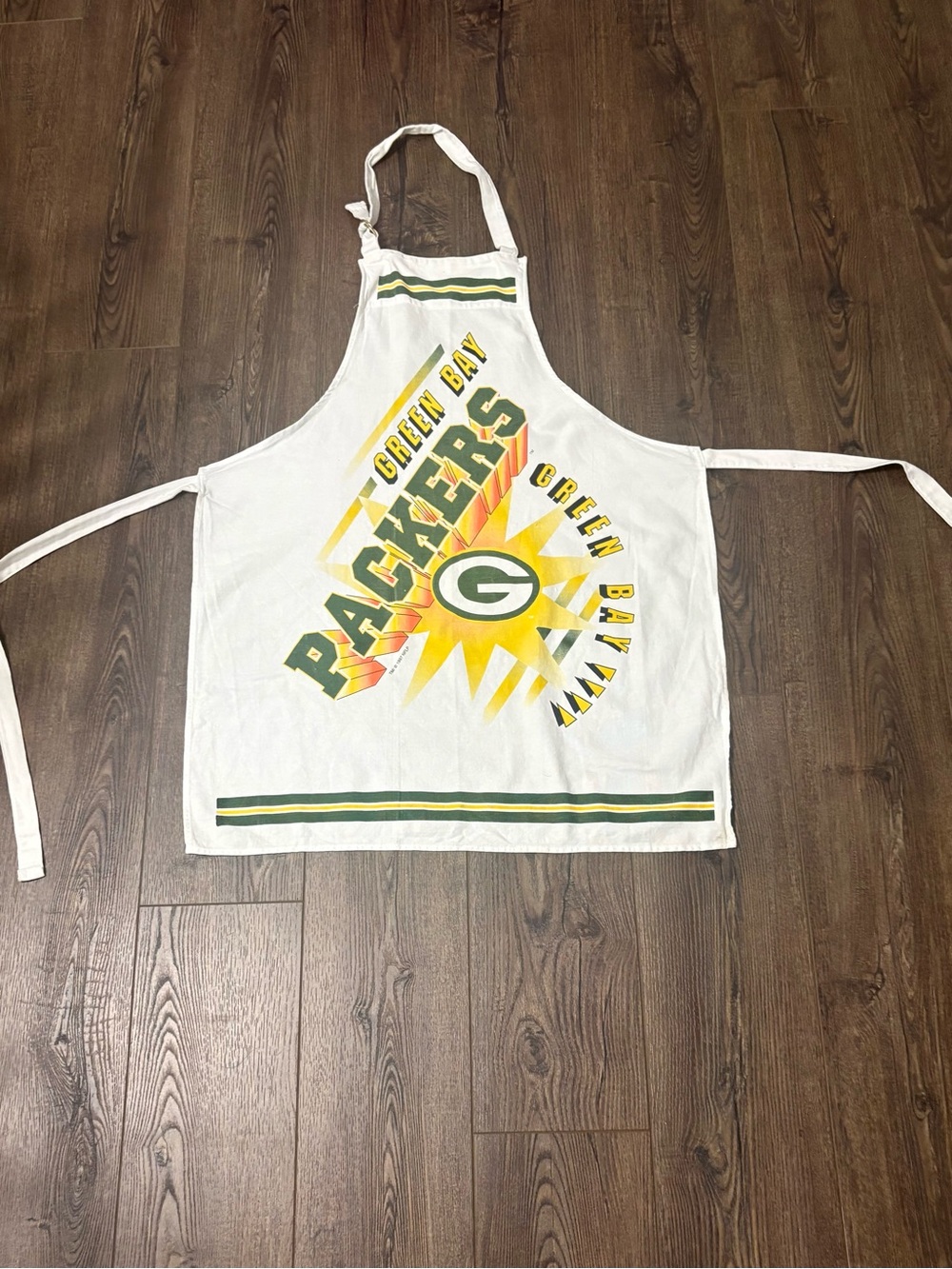 NFL Green Bay Packers White, Green & Yellow Kitchen Apron